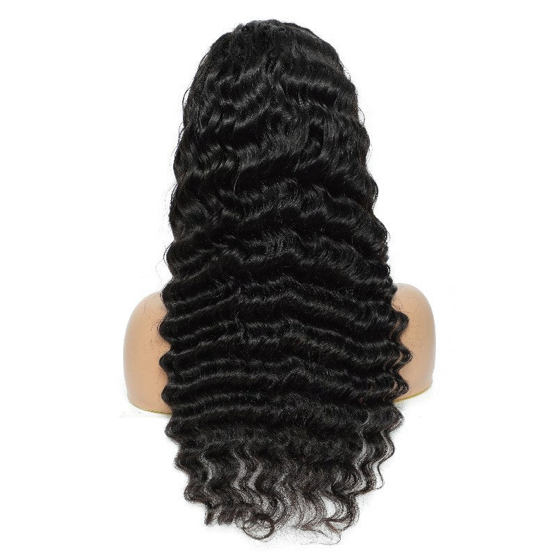 22-28" Deep Wave Skin Lace Wig 13*6
